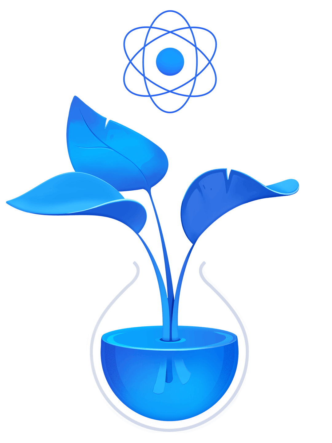 Pure React flower